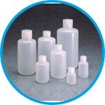 Narrow-mouth bottles Nalgene™, with closure, LDPE