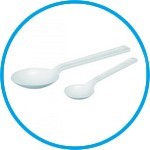 Disposable spoons LaboPlast® Bio/ SteriPlast® Bio, Green PE