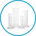 Measuring cylinders, DURAN® SUPER DUTY, low form, class B, white graduation