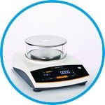 Precision balances Entris® II with glass ring and lid