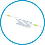 Spiral tubing, PFA, for b.safe Caps and b.safe Waste Caps