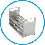 Test tube rack for Shaking water baths SW series, stainless steel