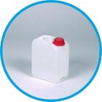 Jerrycans, HDPE, with tamper-evident cap