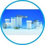 Sample container, Sterilin ™, PS, with screw cap