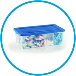 Storage container Tubby®, PP, with lid and divider