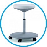 Laboratory stool Labster, with castors