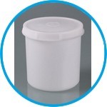 Containers with screw lid, PP