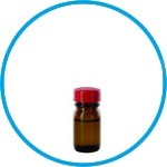 Wide-mouth bottles, amber glass, PTFE-lined screw caps