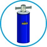 Cold traps with Dewar flask, borosilicate glass 3.3, one-piece, standard version with KF NW small vacuum flange