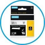 IND label tapes for label printers DYMO® Rhino™, polyester