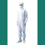 As One Corporation ASPURE Overall for Cleanroom S White  2-4948-02