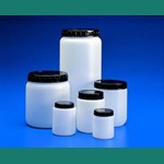 Cylindrical Jar 70ml HDPE White Kartell 0156300 Pack of 10