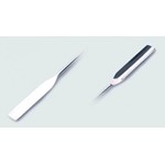 Isolab Flat and Round Grooved Spatula 150mm 4008448