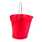 Vikan Hygiene Bucket, 12 Litre(s), Red 56864