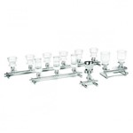 3 branch Microsart Manifold with 500ml Stainless Steel Funnels Sartorius Lab Instruments 168M3-SS500