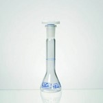 Volumetric Flask 1ml Clear Trapezoidal LLG Labware 4686225