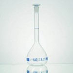Volumetric Flask 500ml Boro 3.3 Clear Class A LLG Labware 4686243