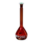 Hirschmann Measuring Flask 20ml Cl.A Brown Duran 264016527