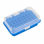 Heathrow Scientific LLC PCR-rack, 32-place, PP, blue HS120889