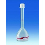 VITLAB Volumetric flask PMP, 50ml with screw cap 672895