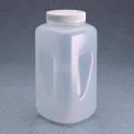 Thermo Elect.LED (Nalge) Square bottle, wide-neck, PP, 4 l 2122-0010