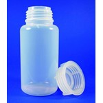 Burkle Sample bottle 100ml, PP, transparent, w. cap for 0319-0100