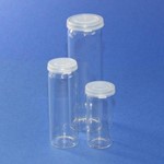 Resch Laborglas Roll rim tubes 32 x 24 mm 10 ml, w.PE snap-on lid 05003224