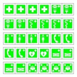 Minisymbol Collecting Sheet *First Aid* 28995 Kroschke Sign