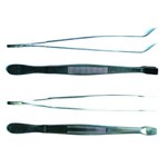 LLG Labware LLG Forceps For Cover Slips Curved 9160388