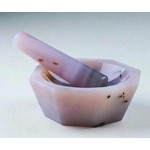Agate 100mm Mortar and Pestle C Giese 600-M-125