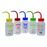 LLG-Safety Wash Bottle 500ml Wide-Neck 062.50.500