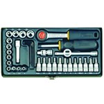 Aug Hulden Mechanics Set Socket Wrench Set 8110