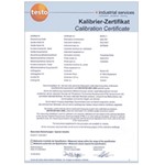 ISO-3-Point Calibration Certificate For Julabo 8 902 113