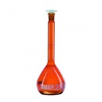 Hirschmann Volumetric Flask 50ml cl.A amber 2640175