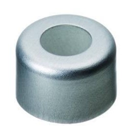 LLG Aluminium crimp caps N 8 w/centre hole 4001552