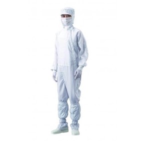 As One Corporation ASPURE Overall for Cleanroom S Blue  2-4951-02