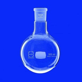 Lenz-Laborglas Round-bottom Flasks, 50 ml, NS 14/23, DURAN®, 3.0014.28 VE 10