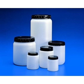 Cylindrical Jar 1000ml HDPE White Kartell 0156700 Pack of 10