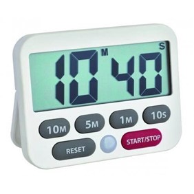 TFA Dostmann Digital timer and stopwatch, white 38.2038.02
