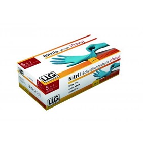 Disposable Gloves Strong Nitrile M Blue LLG Labware Strong 9006380