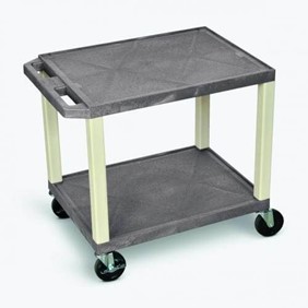 Langkavel Laboratory Trolley Red 3 Trays 5501-ROT