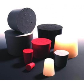 Deutsch and Neumann Silicone Rubber Stoppers One Hole 1011512