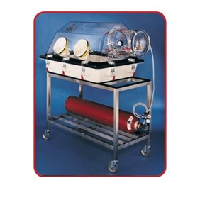 Stainless Steel Cart for GB/NB/AC Style Glove Box Plas-Labs CART-GB