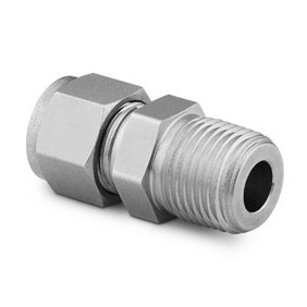 Alicat SS Swagelok Tube Fitting, Male Connecto SS-200-1-2