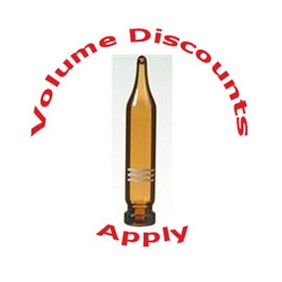 Chromacol .7ml Crimp Top Tapered Vial - Amber 07-CPV(A)